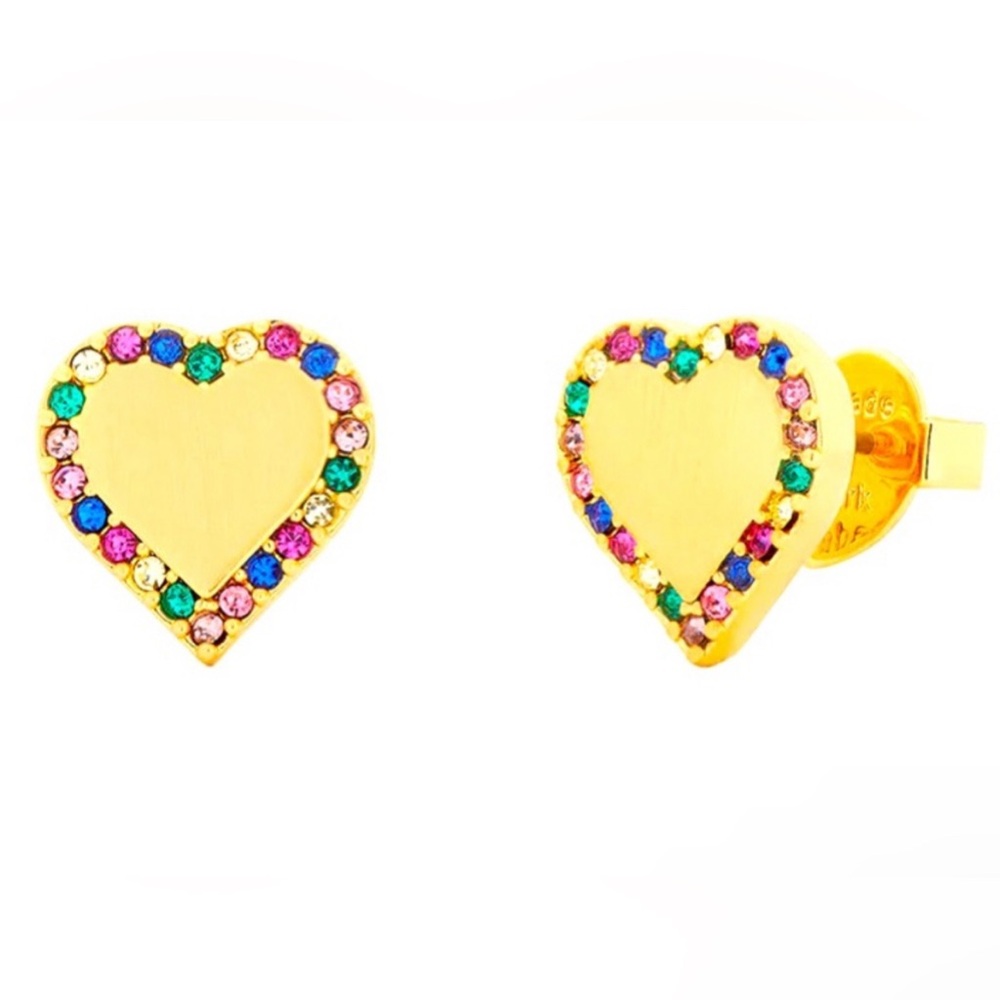 NWT Kate Spade Take Heart Stud Earrings